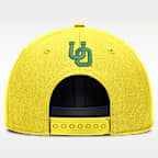 Gorra universitaria Nike Dri-FIT con estructura A-Frame ajustable para hombre Oregon Legacy Letter & Location Rise