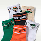 Calcetines Nike para niños Fore the Win Welt Art (6 pares)