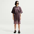 나이키 스포츠웨어 여성 오버사이즈 새틴 탑