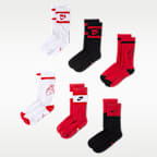 Nike Everyday Kids' Cushioned Crew Socks (6 Pairs)