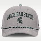 Michigan State Primetime Rise Rope Men's Nike College Adjustable Hat