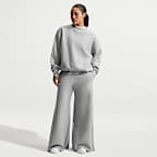 Nike Studio Fleece Heavyweight Women's Mid-Rise Wide-Leg Pants