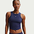 Nike One Fitted Women's Dri-FIT Cropped Tank Top