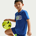 Nike Little Kids' Soccer Graphic T-Shirt and Shorts Set