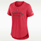 Playera Nike de la NFL para mujer Tampa Bay Buccaneers Script