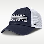 Gorra de rejilla Nike de la NFL ajustable para hombre Dallas Cowboys Primetime