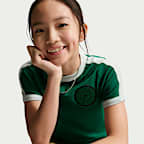 Nike Sportswear Big Kids' (Girls') Short-Sleeve Rib Top