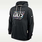 Sudadera con gorro sin cierre Nike Dri-FIT de la NFL para hombre Indianapolis Colts Crucial Catch Sideline Standard Issue