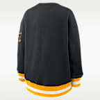 Sudadera de cuello redondo sin cierre universitaria Nike para mujer Iowa Legacy