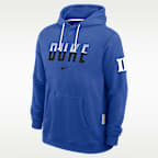 Sudadera con gorro sin cierre universitaria Nike Dri-FIT para hombre Duke Sideline Standard Issue
