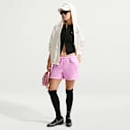Nike Studio Fleece Medium Weight "Graphic Pack" Women's Mid-Rise "Nike Athletic Department" Shorts