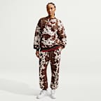 Nike Studio Fleece Medium Weight  Women's Oversized High-Rise Cuffed Pants