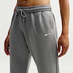 Pants Dri-FIT de tiro medio para mujer Nike Studio Fleece Sport
