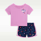 Nike Cherry Baby (12-24M) 2-Piece Printed Tempo Set