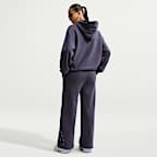 Nike Studio Fleece Medium Weight Women's Mid-Rise Wide-Leg Trousers