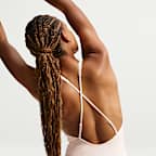 Fato de banho com decote largo Nike Swim Effortless Essential para mulher