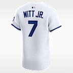 Jersey Nike Dri-FIT ADV de la MLB Elite para hombre Bobby Witt Jr. Kansas City Royals