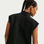 Prenda para la parte superior de manga corta para mujer Nike Sportswear Tech Fleece