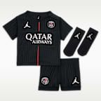 Paris Saint-Germain 2025/26 Stadium Fourth Baby/Toddler Jordan Football Replica 3-Piece Kit