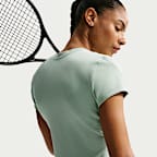 Damska koszulka z krótkim rękawem do tenisa Dri-FIT NikeCourt Advantage