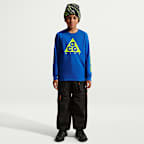 Playera de manga larga Dri-FIT para niños talla grande Nike ACG