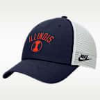 Nike College (Illinois) Unstructured Trucker Cap