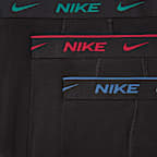 Boxer in cotone con fascia in vita colorata Dri-FIT Nike (confezione da 3) – Ragazzo/a