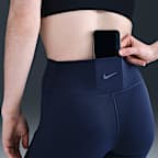 Leggings tiro alto de 7/8 con bolsillos para mujer Nike One