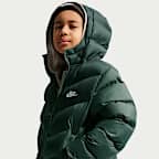 Chamarra acolchada Therma-FIT holgada para niños talla grande Nike Sportswear All Day Play