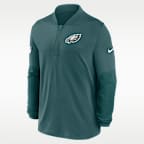 Philadelphia Eagles Feel The Pressure Men's Nike Dri-FIT NFL 1/2-Zip Top
