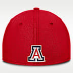 Gorra universitaria Nike Dri-FIT para hombre Arizona Classic Swooshflex
