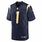 Quentin Johnston Los Angeles Chargers Men's Nike NFL Game Jersey