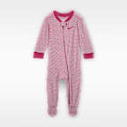 ナイキ ベビー ストライプ フーテッド カバーオール