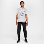 Maglia da calcio replica a manica corta Nike Dri-FIT Vfl Wolfsburg 2025/2026 Stadium per ragazzo/a – Away