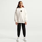 Sweat oversize à col ras-du-cou Nike Football Kylian Mbappé Club Fleece pour pré-ado