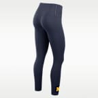 Michigan Zenvy Women's Nike Dri-FIT College High Rise 7/8 Leggings