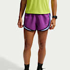 Nike Tempo Dri-FIT hardloopshorts met halfhoge taille en binnenbroekje voor dames