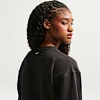 Nike Pro Women's Dri-FIT Crew-Neck French Terry Top