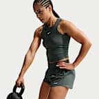 Nike One Women's Dri-FIT Mid-Rise 3" Brief-Lined Shorts