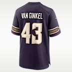 Andrew Van Ginkel Minnesota Vikings Rivalries Collection Men's Nike NFL Game Jersey