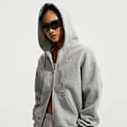 Nike Studio Fleece Medium Weight Women's Oversized Full-Zip Hoodie