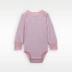 Body Nike Baby Essentials s dlouhým rukávem pro kojence (3 kusy)