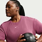 Playera de manga corta Dri-FIT para mujer (talla grande) Nike One Relaxed
