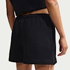 Shorts de tiro medio para mujer Nike Studio Fleece Lightweight "French Terry"