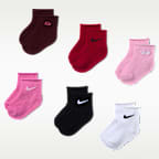 Nike Infant/Toddler Rolled Welt Socks (6 Pairs)