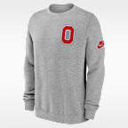 Sudadera de cuello redondo sin cierre universitaria Nike para hombre Ohio State Legacy