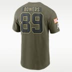 Brock Bowers Las Vegas Raiders Salute To Service Men’s Nike NFL T-Shirt