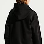 Sudadera con gorro sin cierre oversized para niña Nike Sportswear Studio Fleece