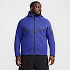 Chamarra Windrunner de tejido Fleece de cierre completo para hombre Nike Tech