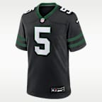 Jersey de fútbol americano Nike de la NFL Game para hombre Garrett Wilson New York Jets